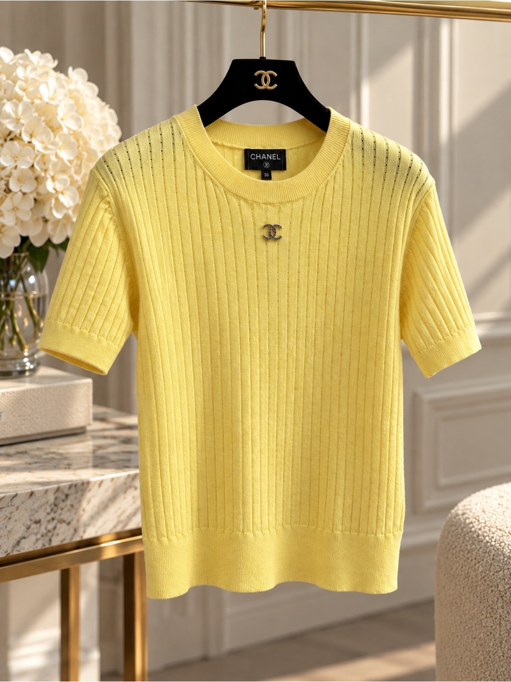 CHANEL Cashmere Knit Top